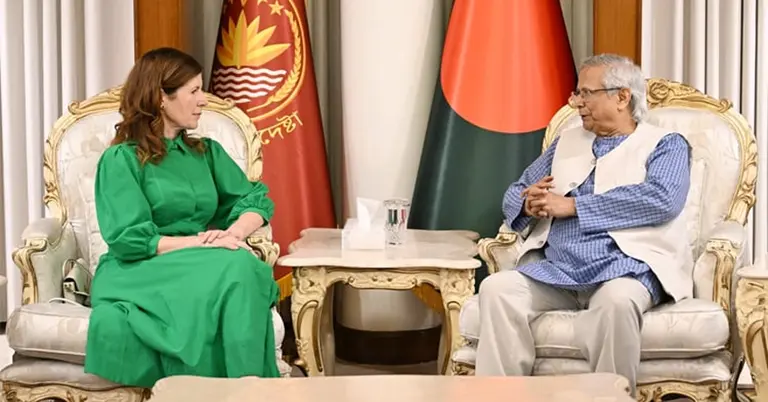 ড. মুহাম্মদ ইউনূসের সঙ্গে ব্যারোনেস জেনি চ্যাপম্যানের বৈঠক